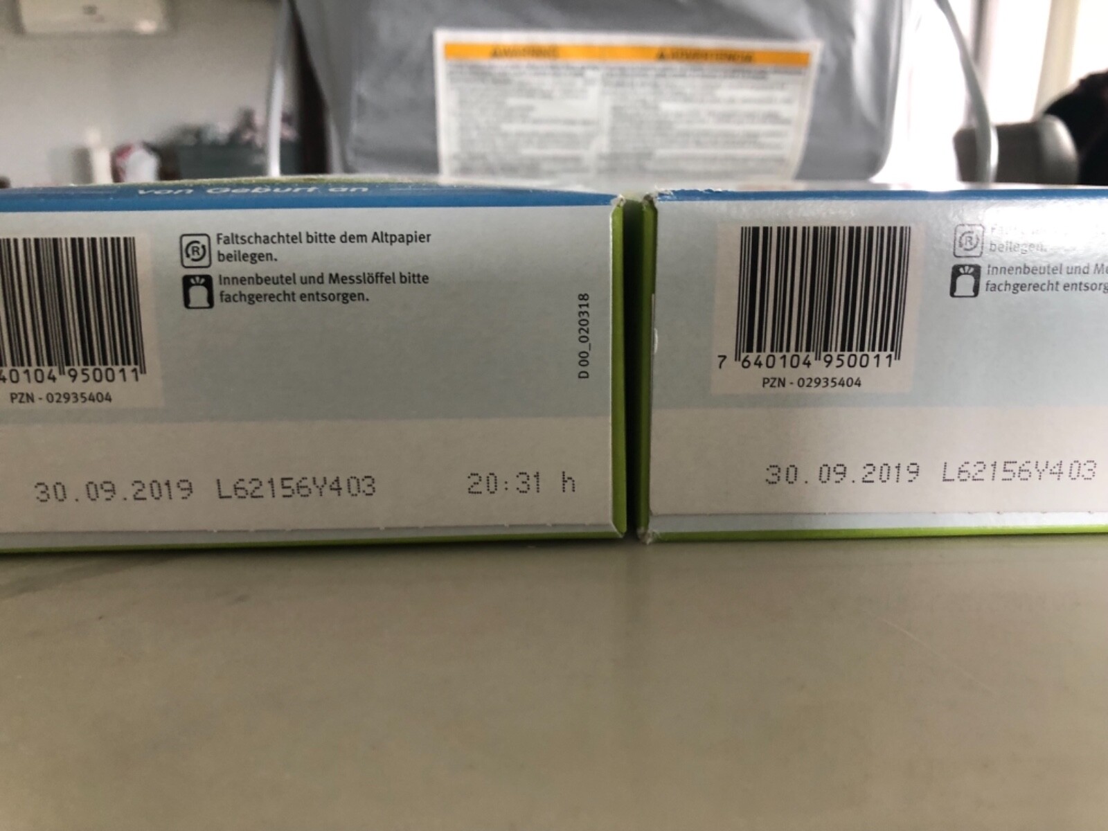 2 BOXES Holle Organic Stage 1 Infant Formula 400gram (2-pack)