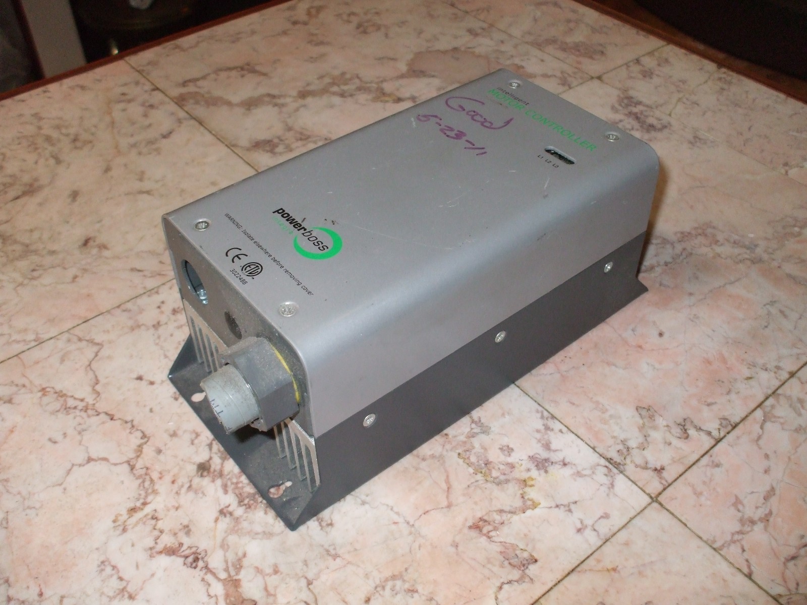 POWER BOSS PBI 1/SM INTELLIGENT MOTOR CONTROLLER HP 7.5 HP 220/480V