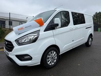 2022 Ford Transit Custom TRANSIT CREW CAB 5 SEATER LIMITED LOW MILEAGE ULEZ COMP