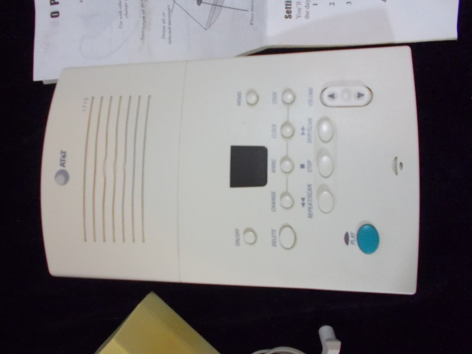 AT&T Digital Answering Machine Model #1715