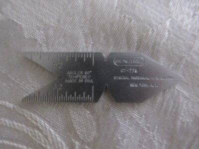 VTG. 'GENERAL HARDWARE MFG. CO. INC. METAL GAGE