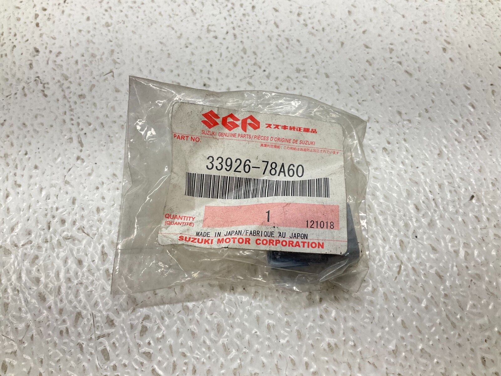 Suzuki SGA 33926-78A60 Ignition Resistor 3392678A60 33926 Suzuki SGA 33926-78A60 Ignition Resistor 3392678A60 33926