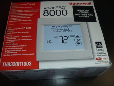 Honeywell tb8220u1003 visionpro 8000 programmable thermostat manual