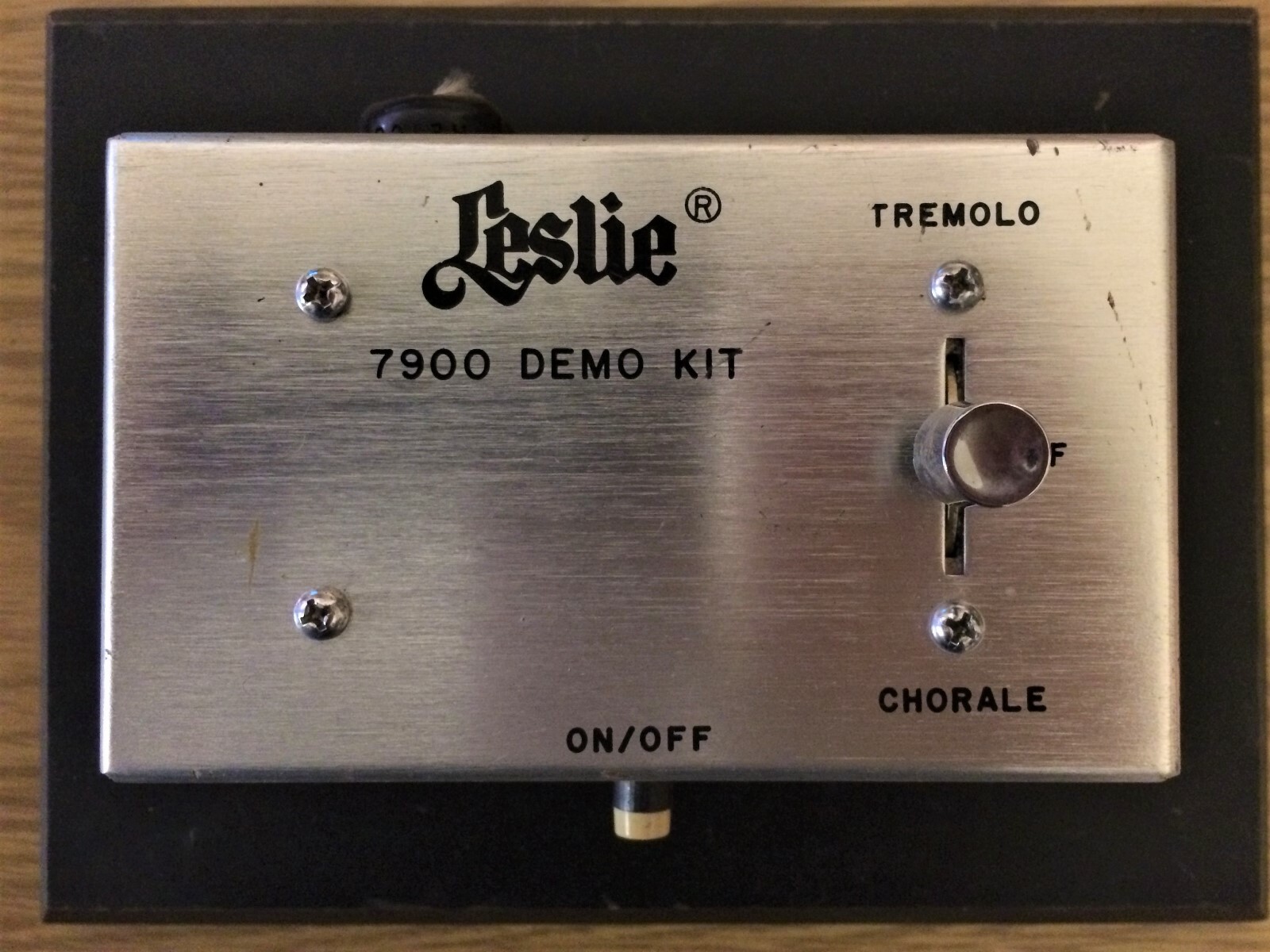 RARE LESLIE 7800 DEMO KIT SWITCH TREMOLO CHORALE DEALER DISPLAY UNIT