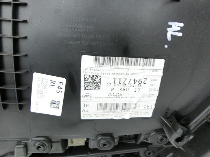 BMW F45 218d 14-18 Türverkleidung Türpappe Links Hinten BMW F45 218d 14-18 21.09.2017 7405011 51427405011 2947211... Vorschau 5