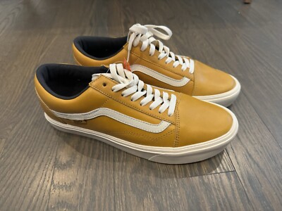 Vans Vault Old Skool Lite LX 'Old Gold' / Horween Leather / Size 10