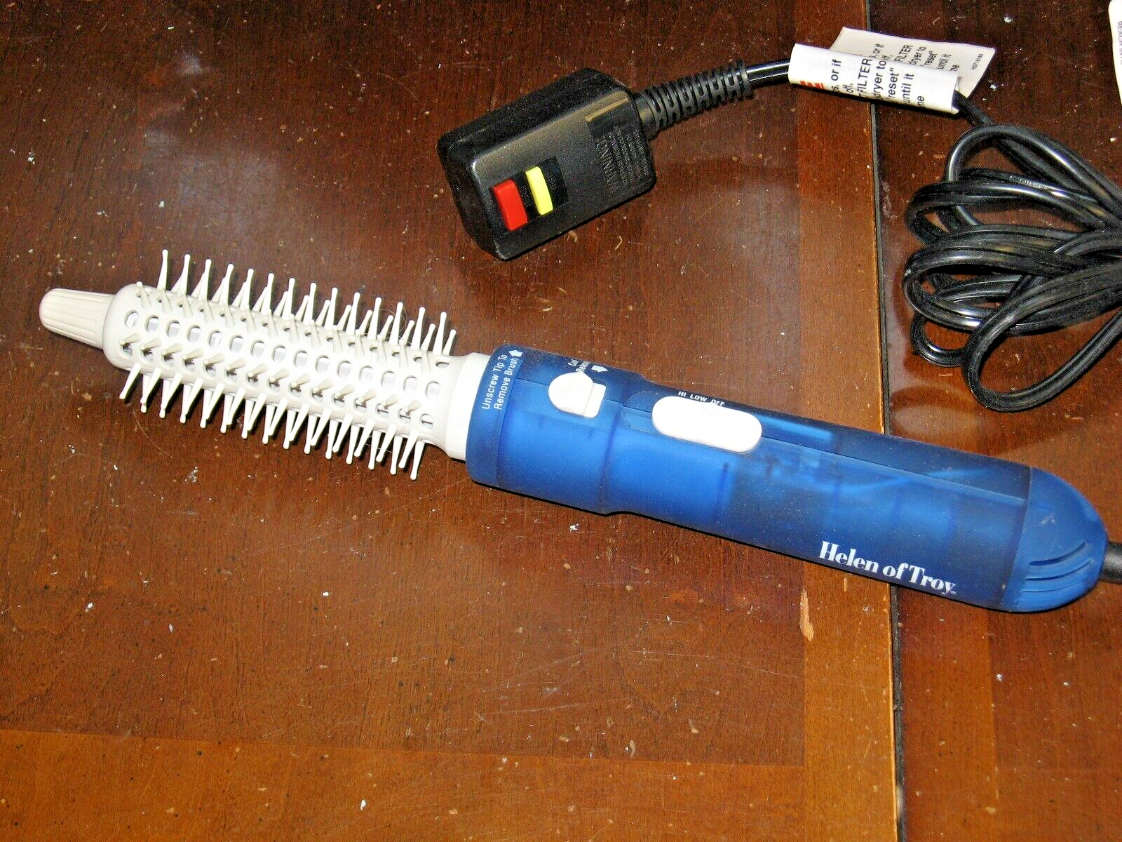 HELEN of TROY  1" HOT AIR CURLING IRON  BRUSH CURL RELEASE style & dry same hand