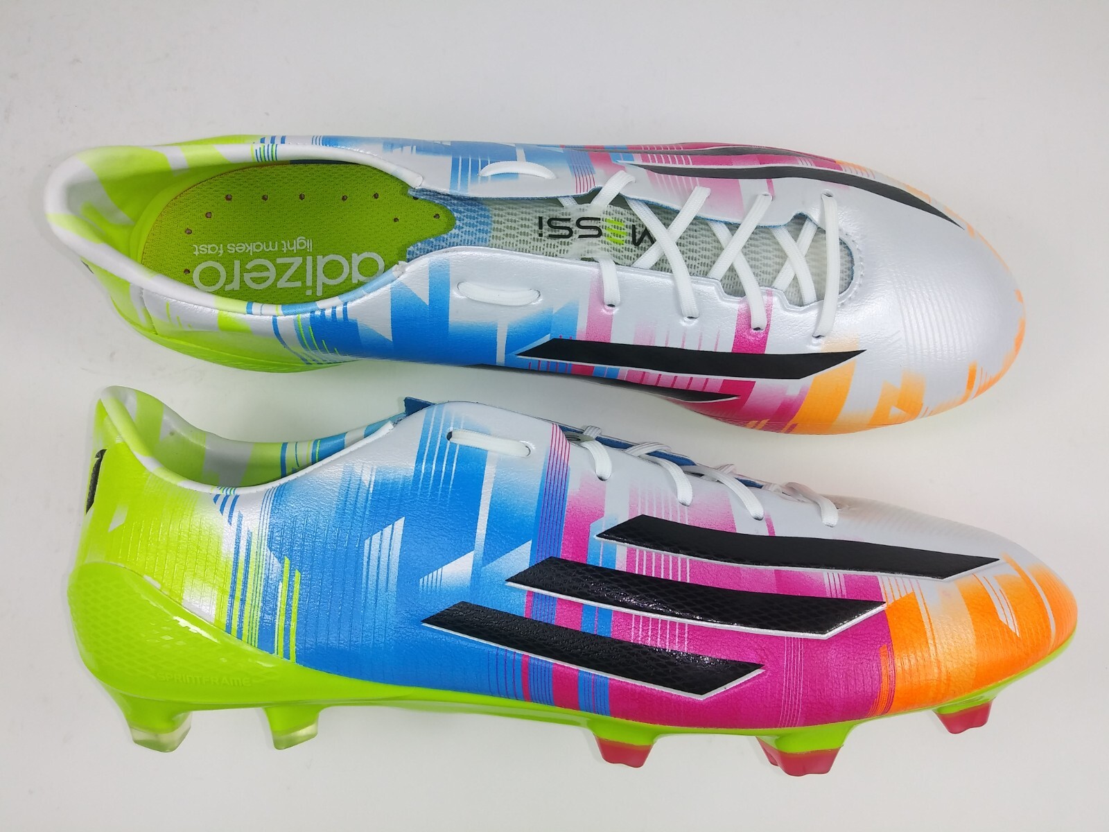 Adidas Mens Rare F50 adizero TRX FG Messi F32795 White Blue Soccer Cleats  Boots: купить с доставкой из США, цена 36 051 руб - (234596375744)