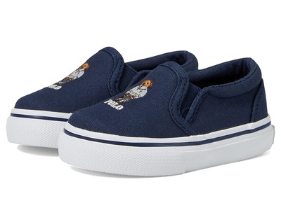 

Обувь для мальчиков Polo Ralph Lauren Kids Keaton Slip-On Bear (Toddler)