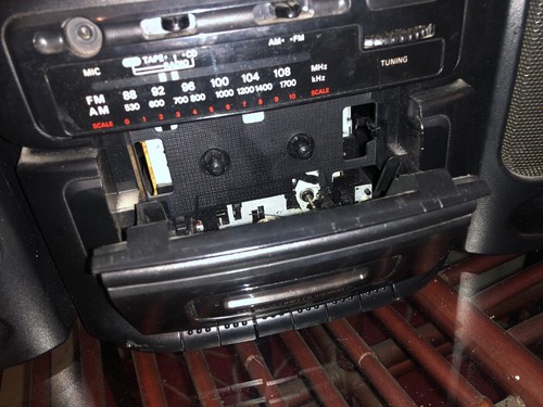 Vintage Fisher Boombox Radio stereo Cassette Player CD player 90's Tested works!