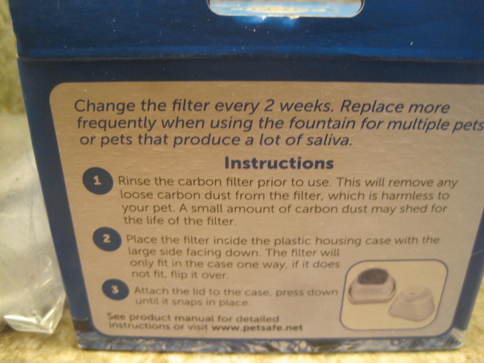 PetSafe Drinkwell Replacement Carbon Filters Dog Cat Ceramic Water Fountain