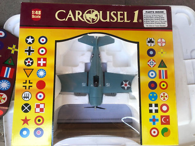 CAROUSEL 1: F4F-3, # 6183, U.S NAVY, Lt. EDWARD ''BUTCH'' O'HARE, 1:48.
