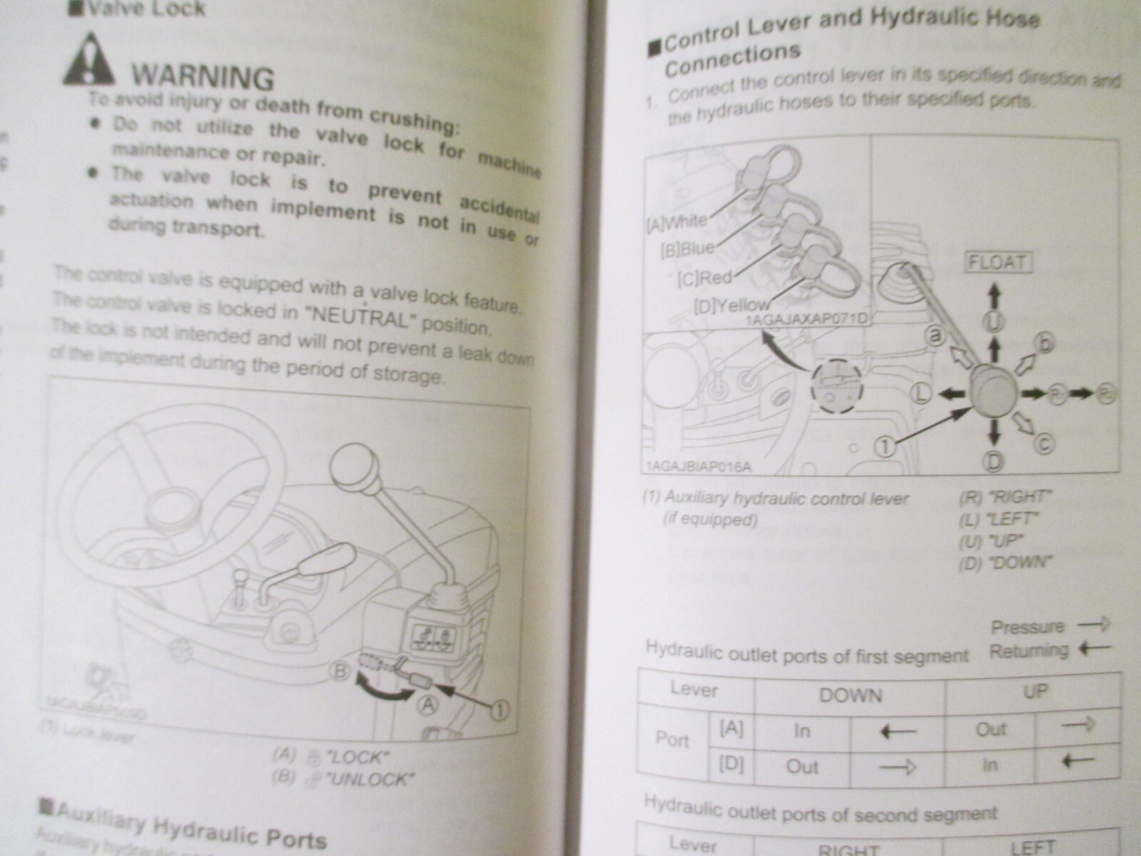 Kubota BX1870 BX2370 BX2670Operators Manual K2771-71312