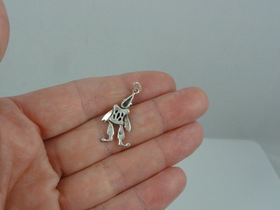 Sterling Silver Articulated Clown Jester 1