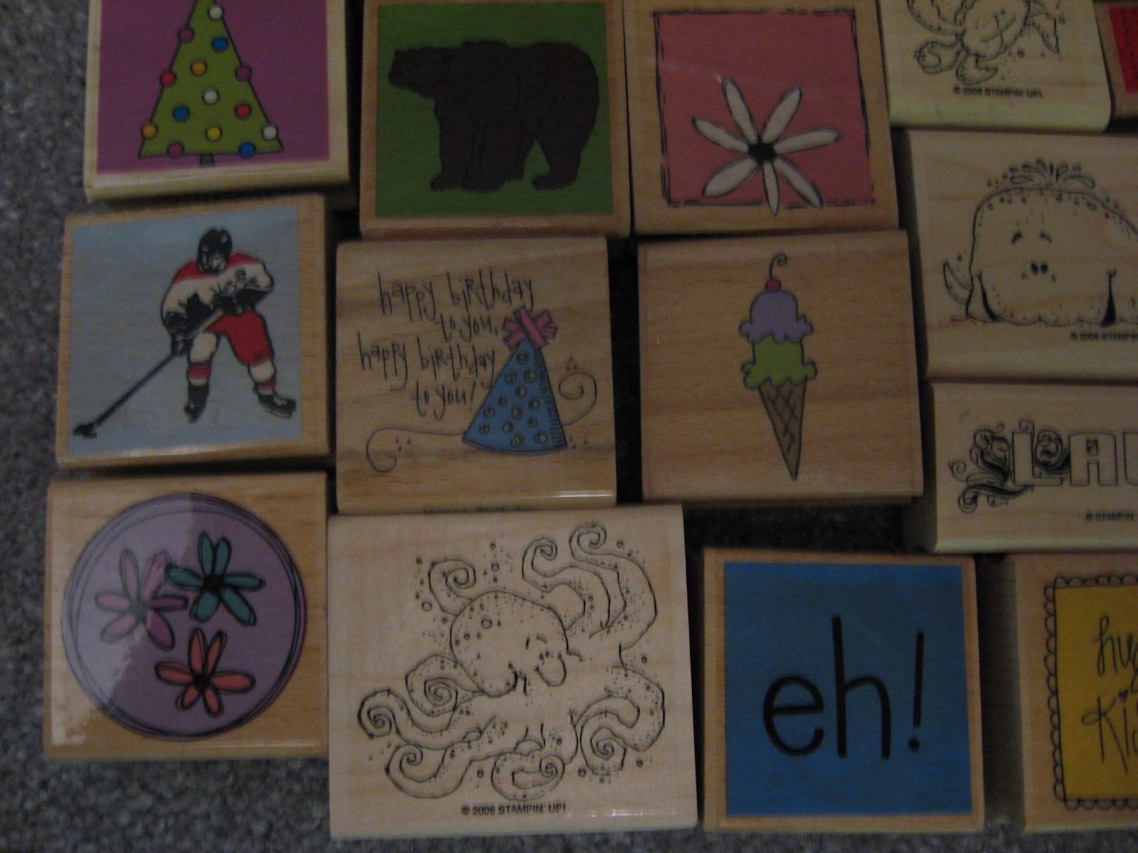 Lot of Rubber Stamps