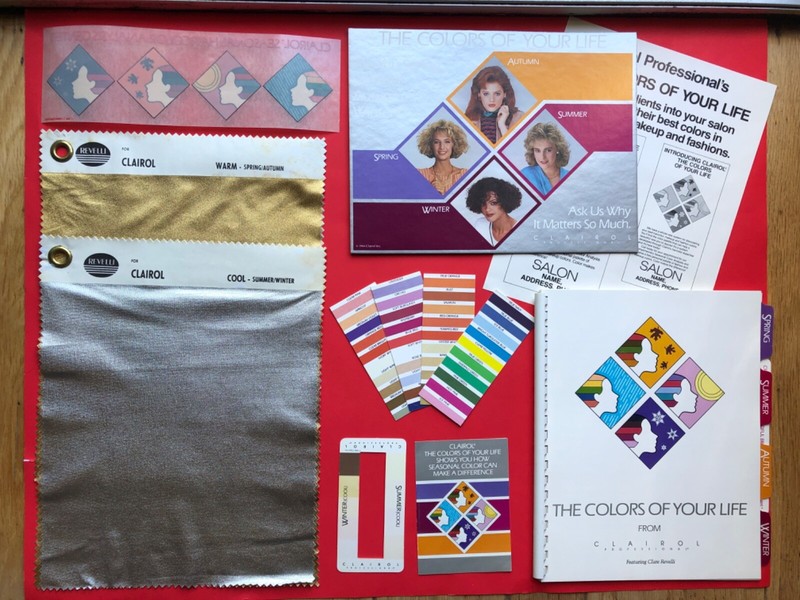 COLOR ANALYSIS - STARTER KIT -  COOL/WARM - FOUR