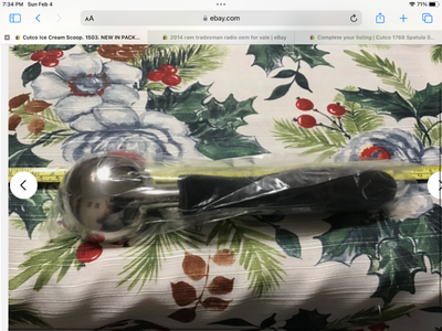 Cutco ice 2024 cream scoop