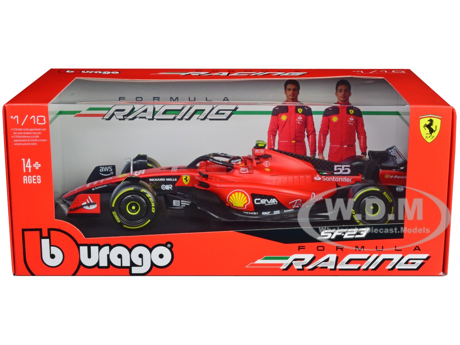 FERRARI SF-23 #55 SAINZ FORMULA ONE F1 CHAMPIONSHIP (2023) 1