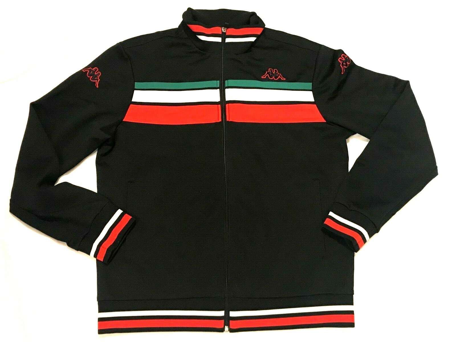 Kappa パワーショルダー ジップアップジャケット　レディースM Sov. ブルゾン アウター パワーショルダージャケット レディース