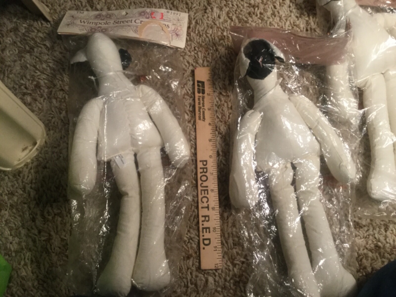 3 Lamb Craft Dolls— 14 inch
