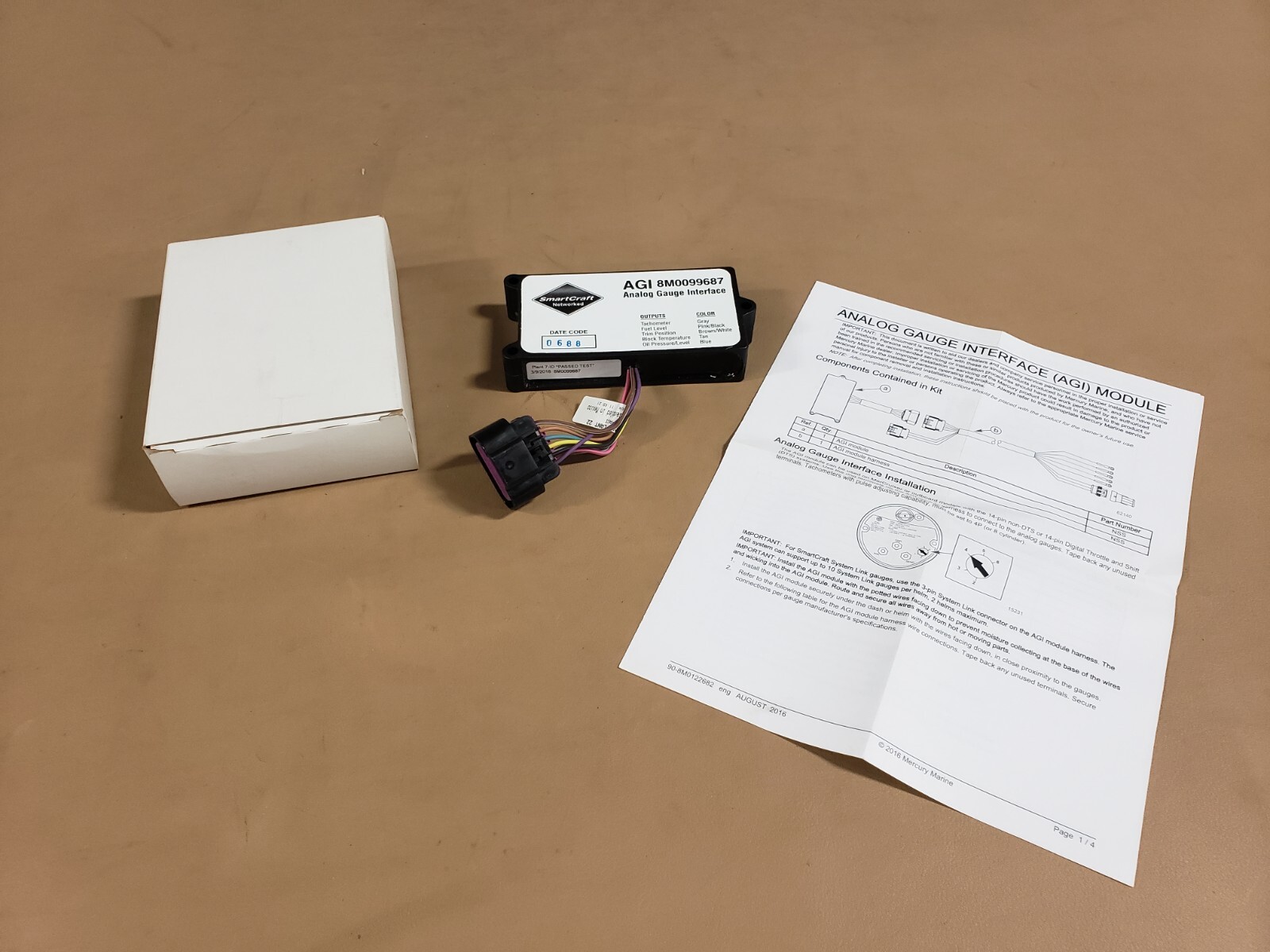 ＡＧＩ MERCURY MARINE ANALOG GAUGE INTERFACE (AGI) MODULE
