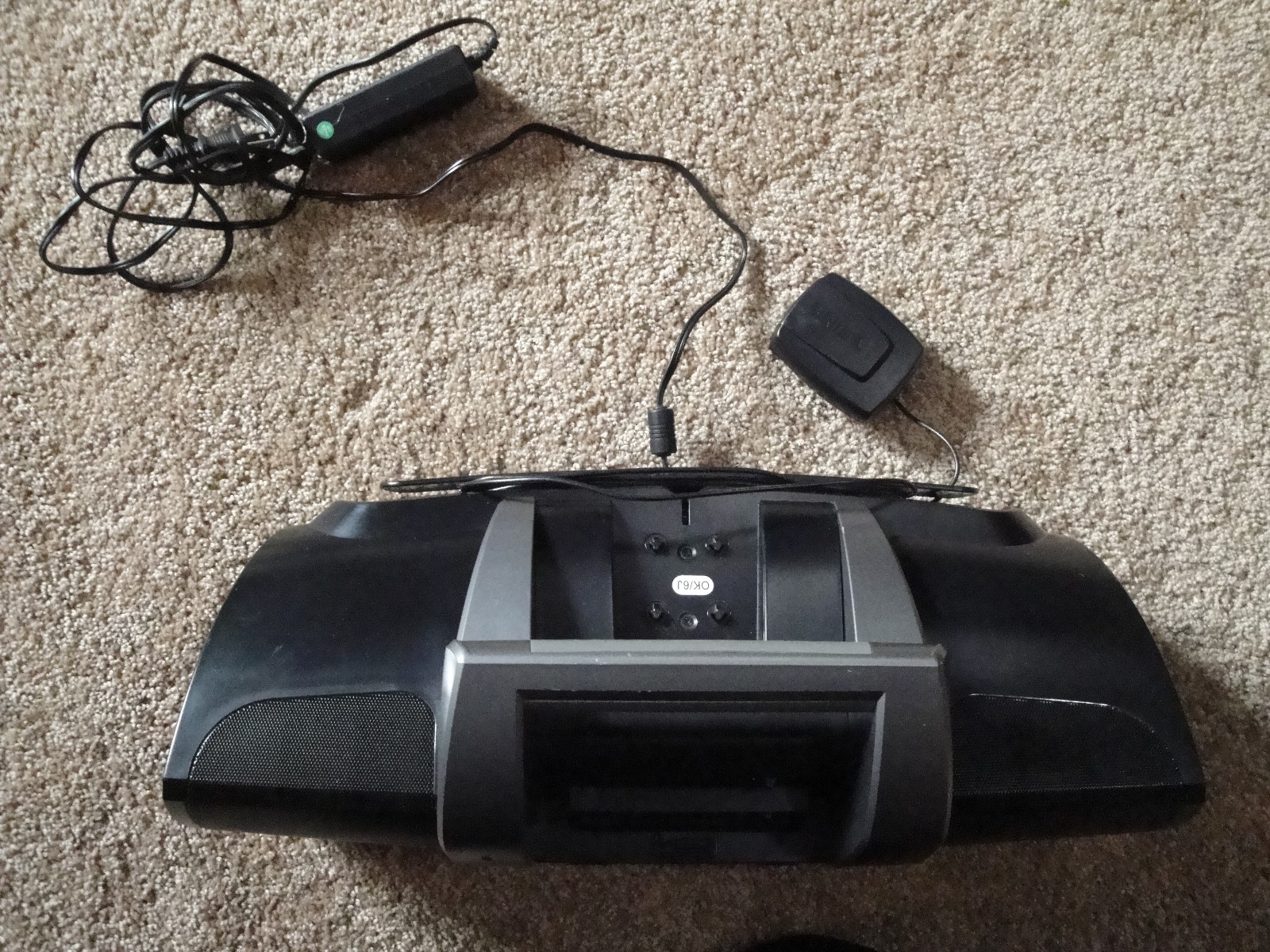 Sirius SUBX1 Boombox Base Home Portable Satellite Radio with Remote