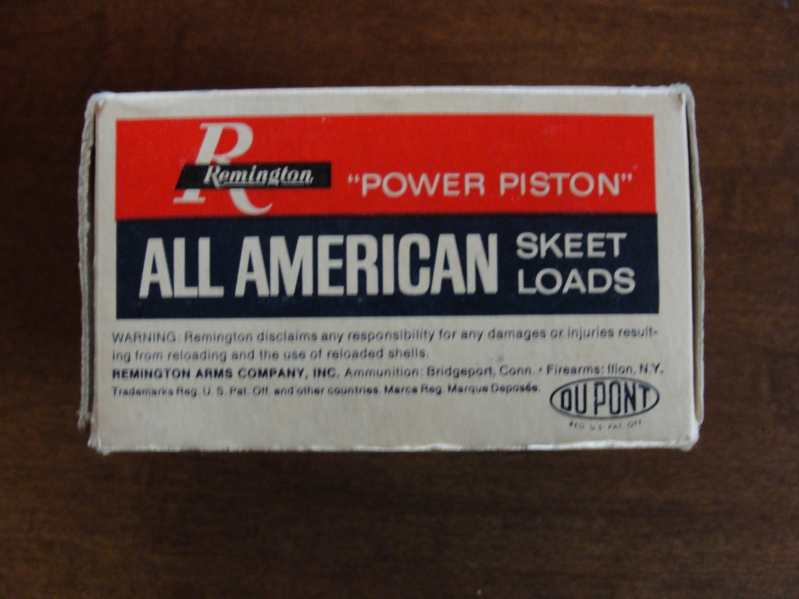 Vintage Remington All American Skeet Loads 12 Ga. Shotshell Empty Box