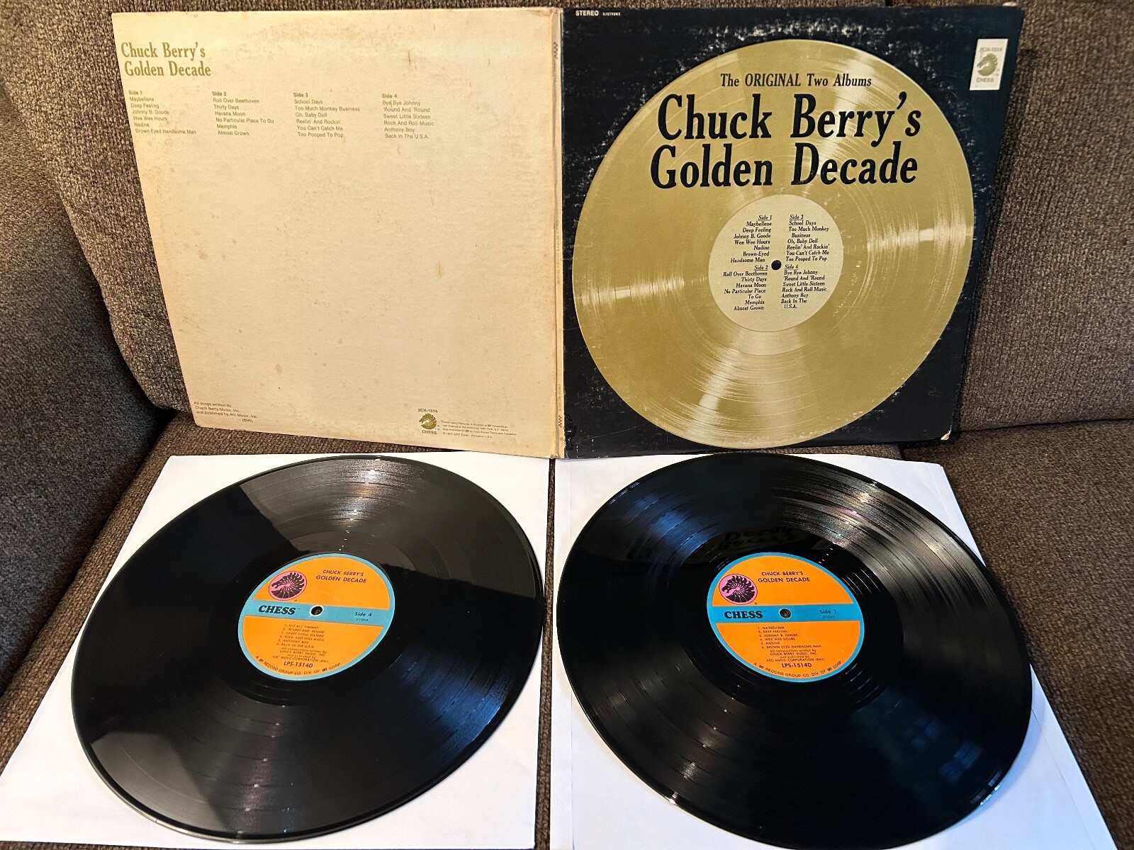 CHUCK BERRY Golden Decade 1972 Chess GF DBL LP 2CH-1514 EXC- | eBay