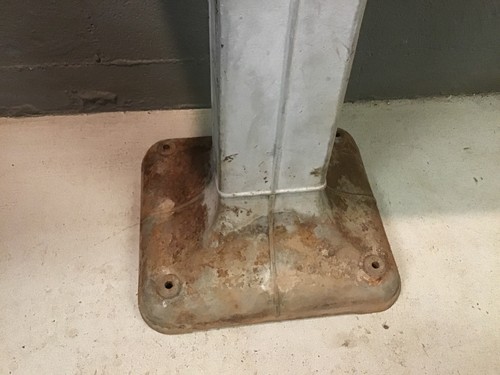 DELTA ROCKWELL PEDESTAL TRIPLE DUTY BENCH GRINDER STAND W/ WATER POTS & BRACKET