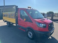 2019 Ford Transit 350 2.0 TDCi 130ps LWB L4 DROPSIDE WITH TAIL LIFT 1 OWNER CHAS