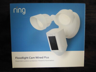 Ring Floodlight Cam Wired Plus with motion-activated 1080p HD video