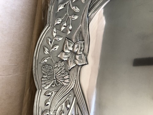 Lenox Metal Serveware Tray- Butterfly Meadow - Great Serving Platter