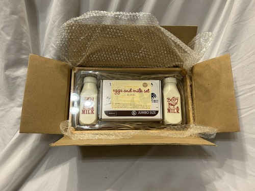 Pottery Barn Kids Egg And Milk Play Set NIB