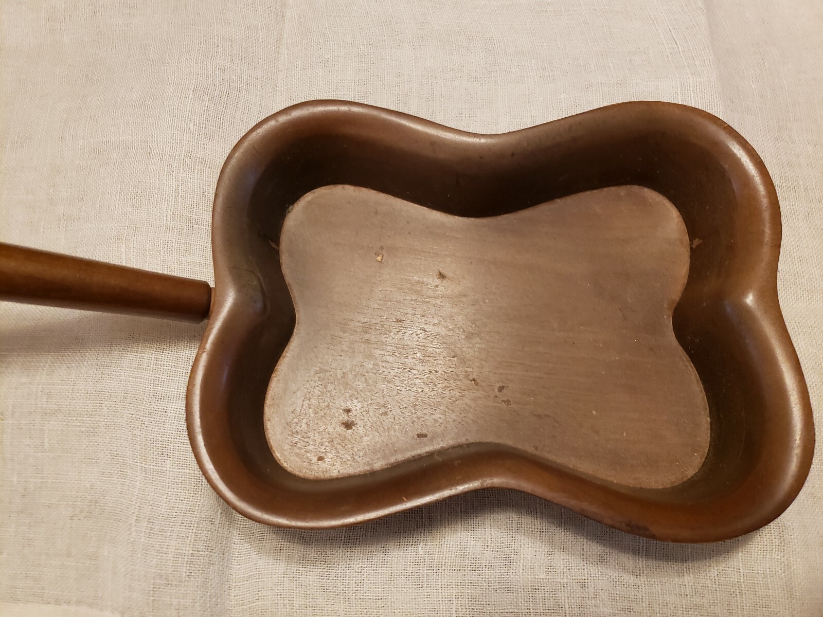 Wood Tray Vintage w/ Handles (Cagco Japan) Dust Pan ~ 7