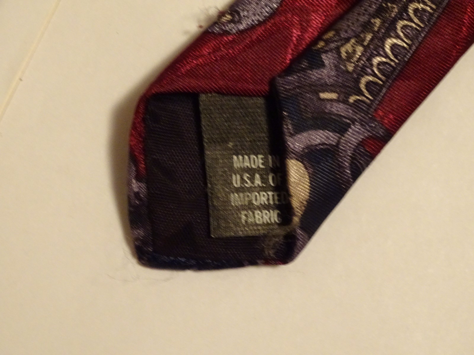 Vintage Mens Tie American Sports Football