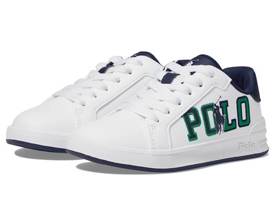 Детские унисекс Polo Ralph Lauren Kids Heritage Court II с графикой (Little Kid)