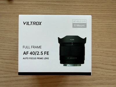 Viltrox AF 40mm F2.5 Sony FE - Sony E Mount Objektiv - NEUWERTIG