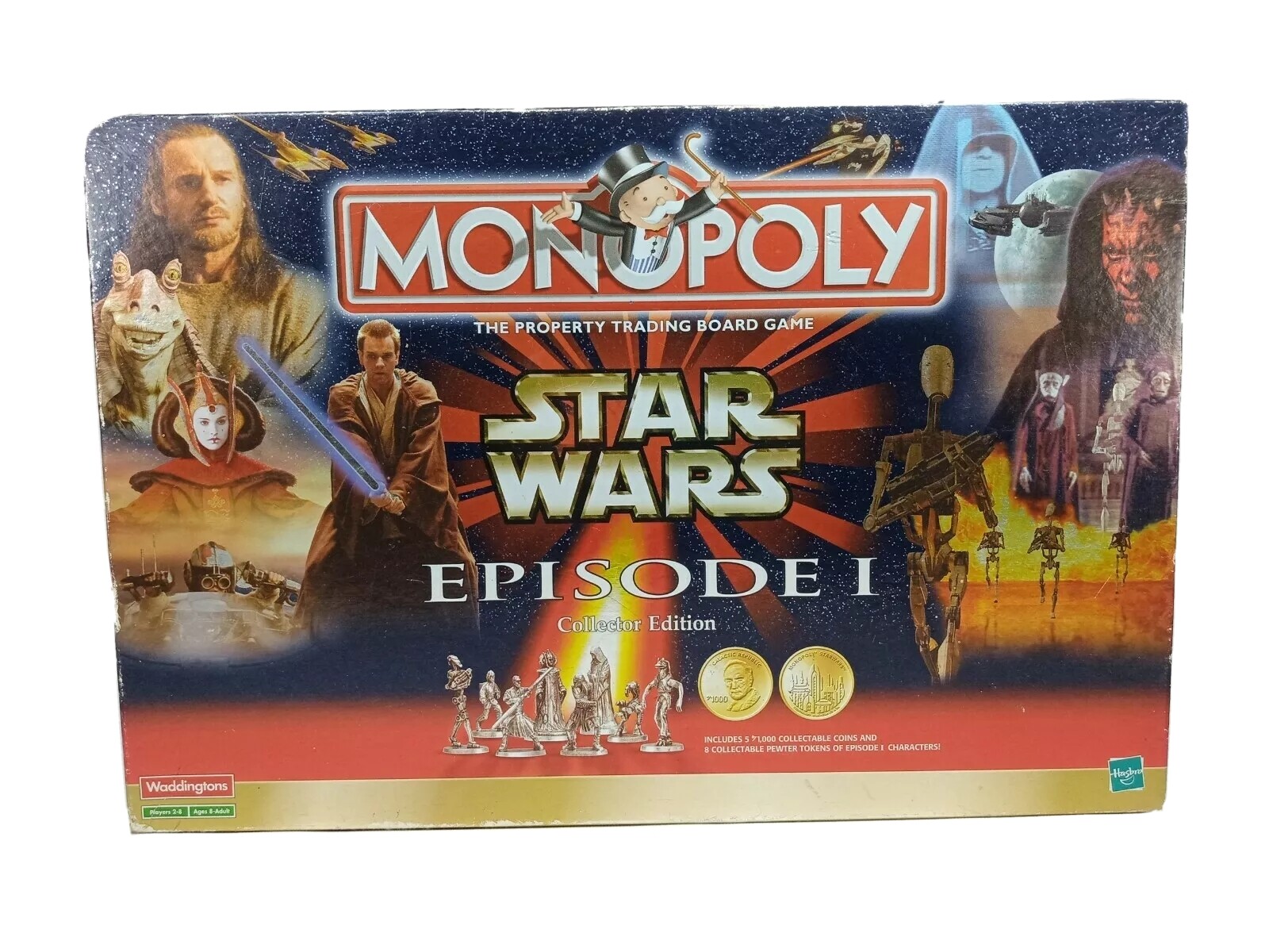 【限定】MONOPOLY  〜STAR WARS  EPISODE Ⅰ 〜 1999 Star Wars Episode 1 Monopoly Game Collector Edition 3d