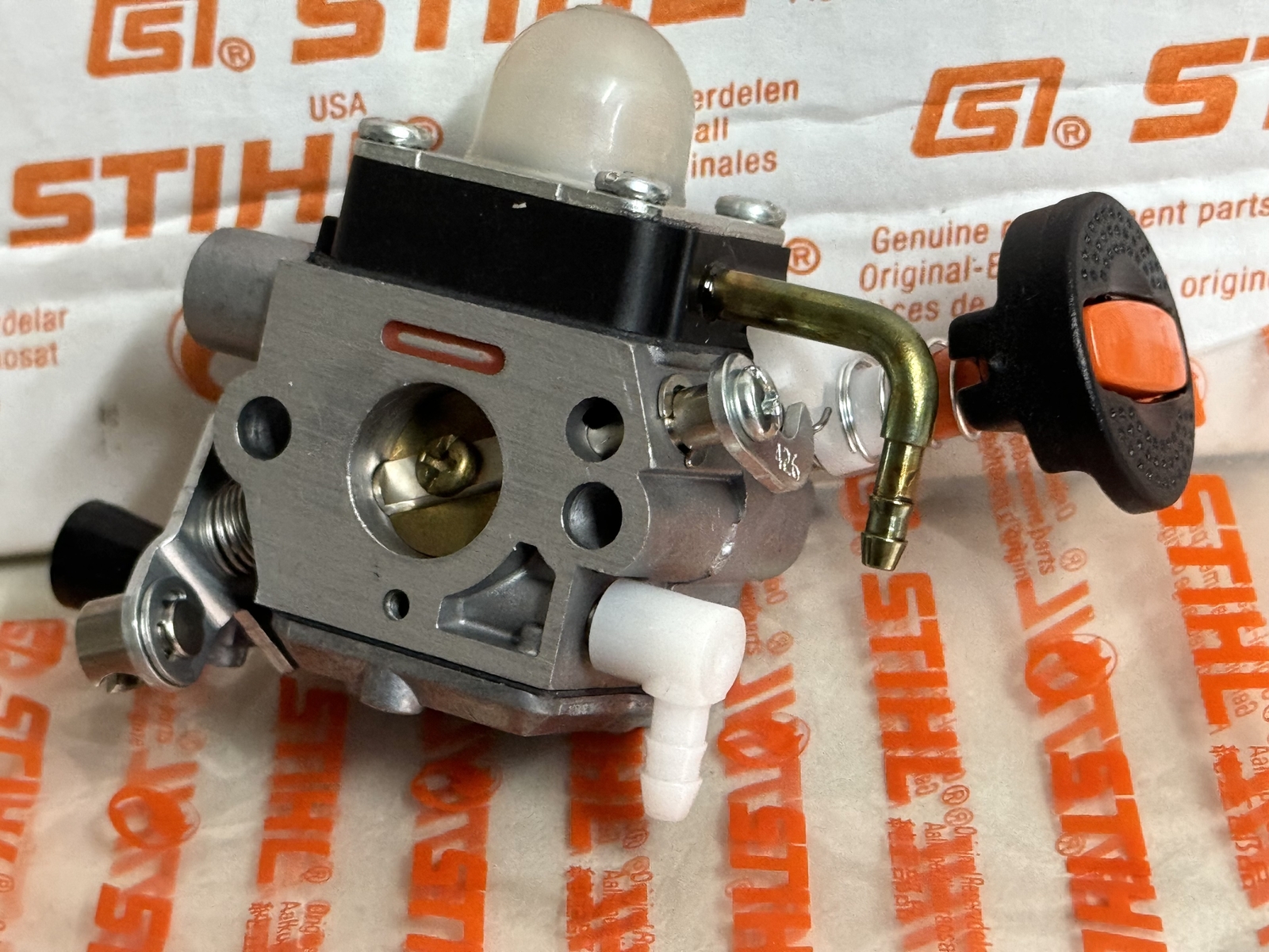 STIHL OEM ZAMA CARBURETOR 4237 120 0621 4237/21 HS82R HS82T HS87R HS87T GENUINE - Picture 3 of 5