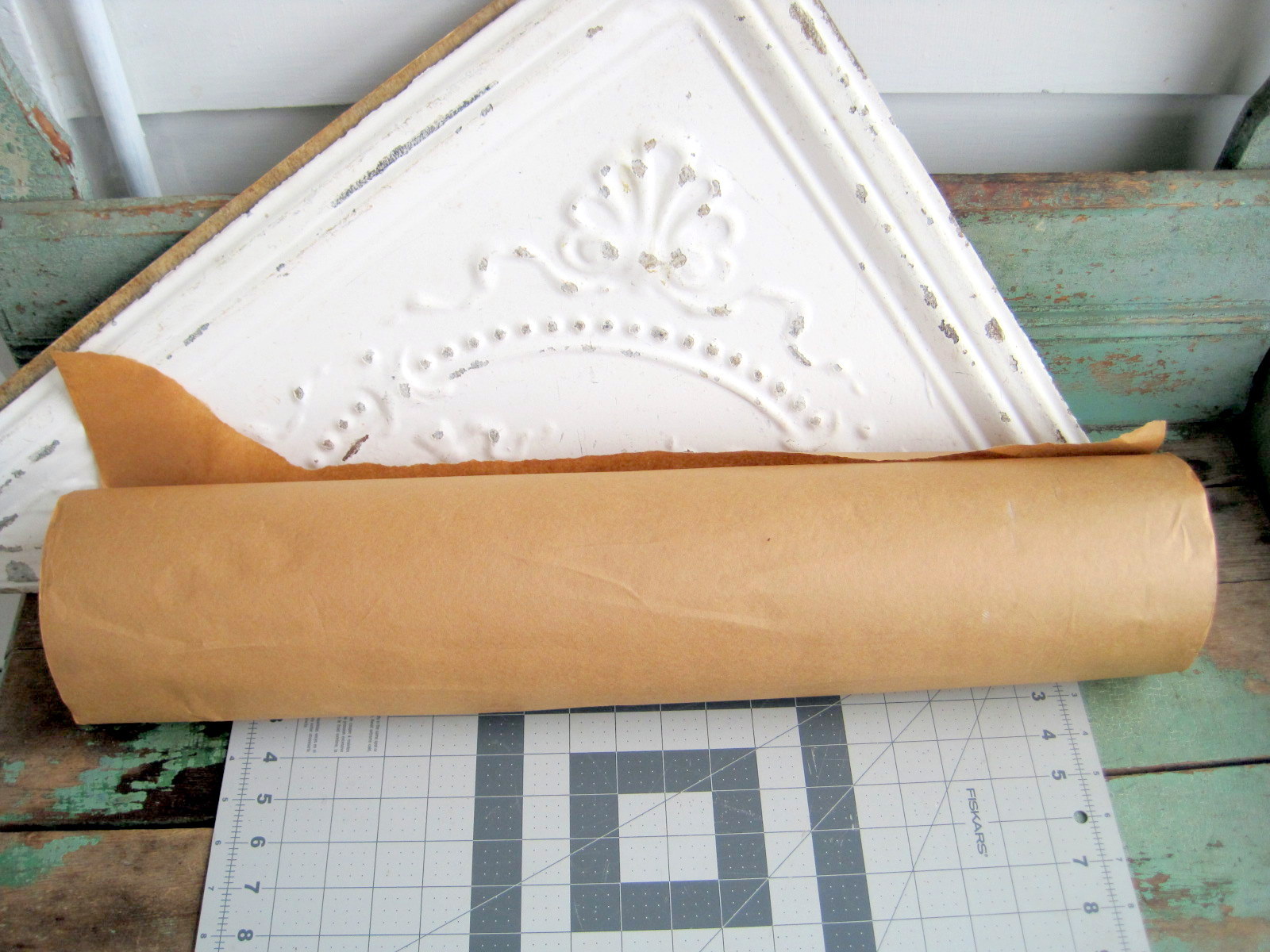 Vintage  Butcher Wrapping Paper Roll 24