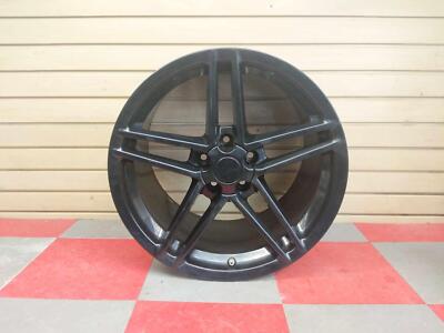 2006-2008 Corvette Z06 OEM 19x12 Rear Wheel Black Opt Q44 P