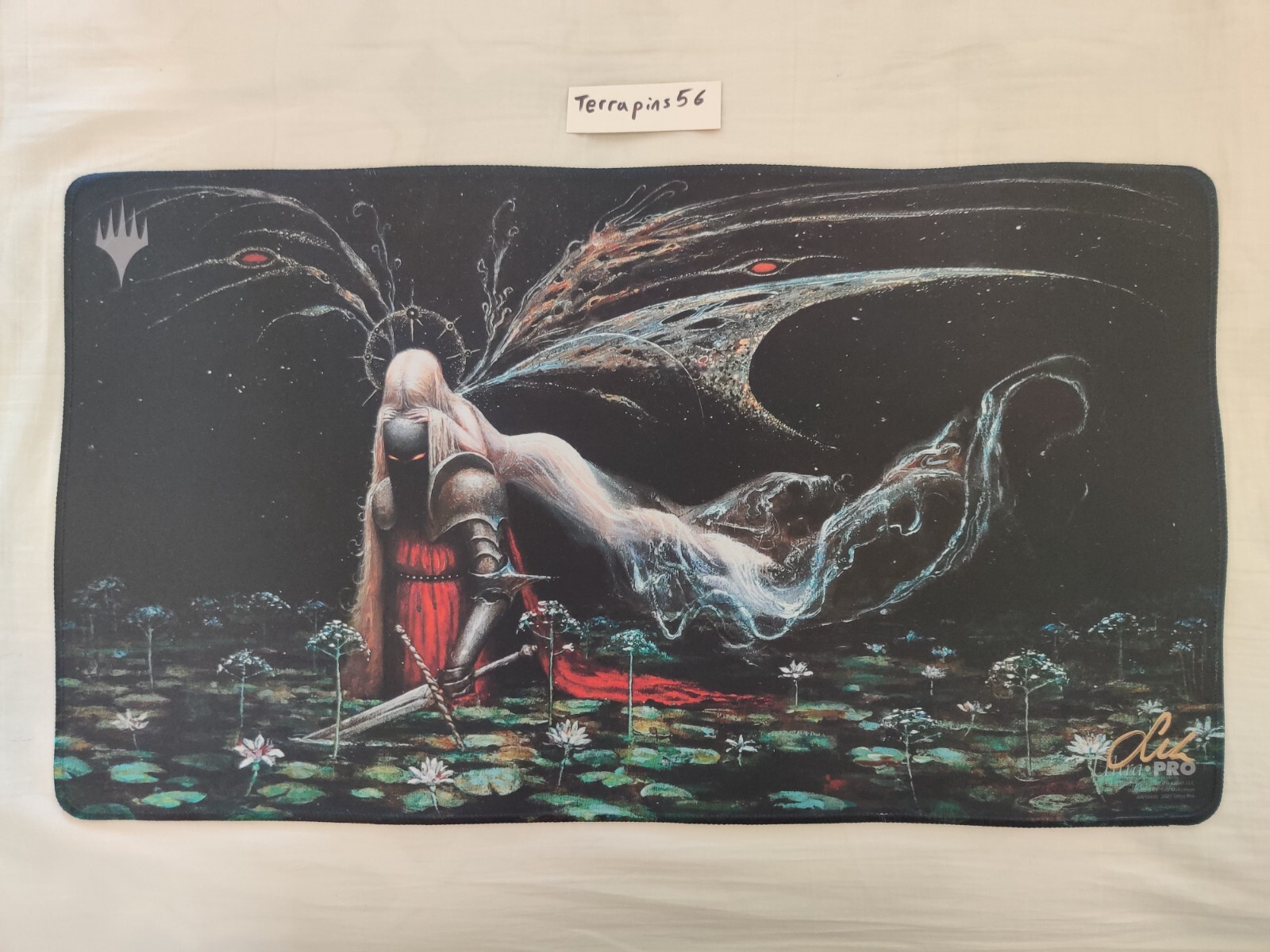 誘惑蒔き/Sower of Temptation サイン入りプレイマット Seb MTG Seb McKinnon Sower of Temptation Stitched Playmat Signed
