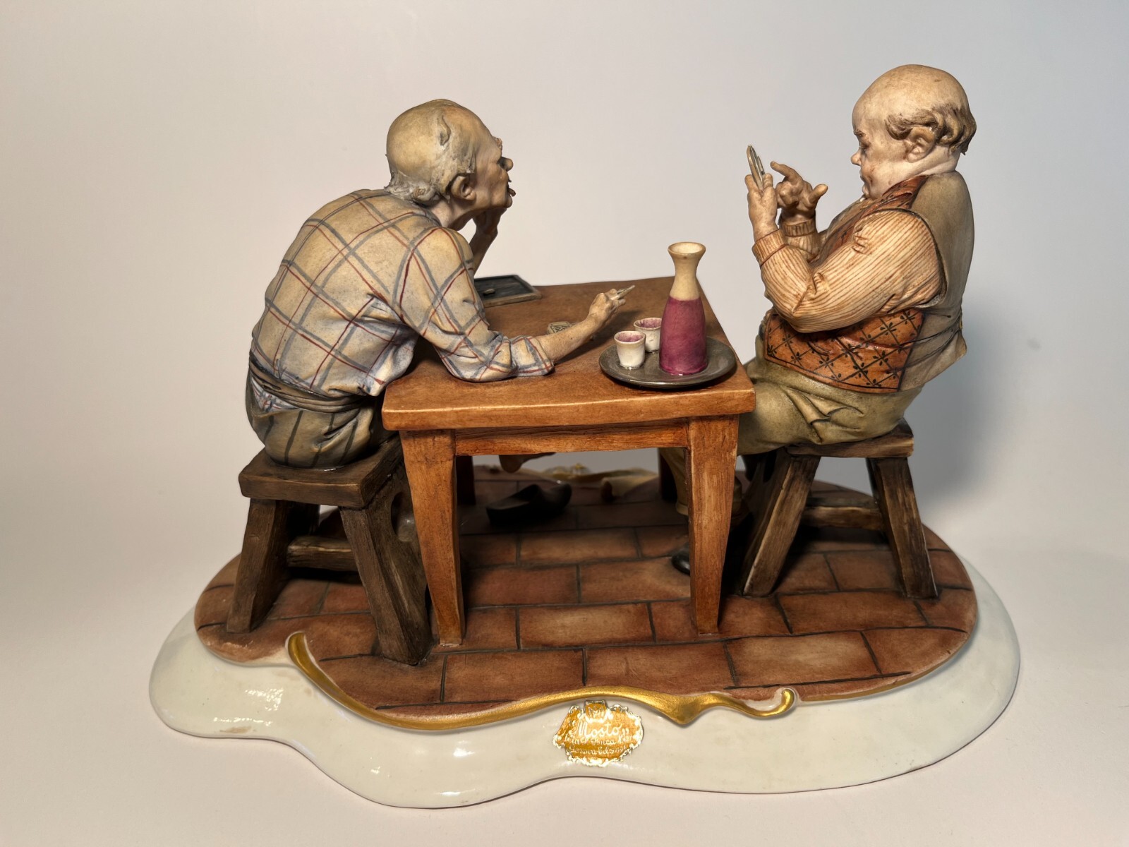 Antique Capo-Di-Monte Mosto Genova Capodimonte Porcelain