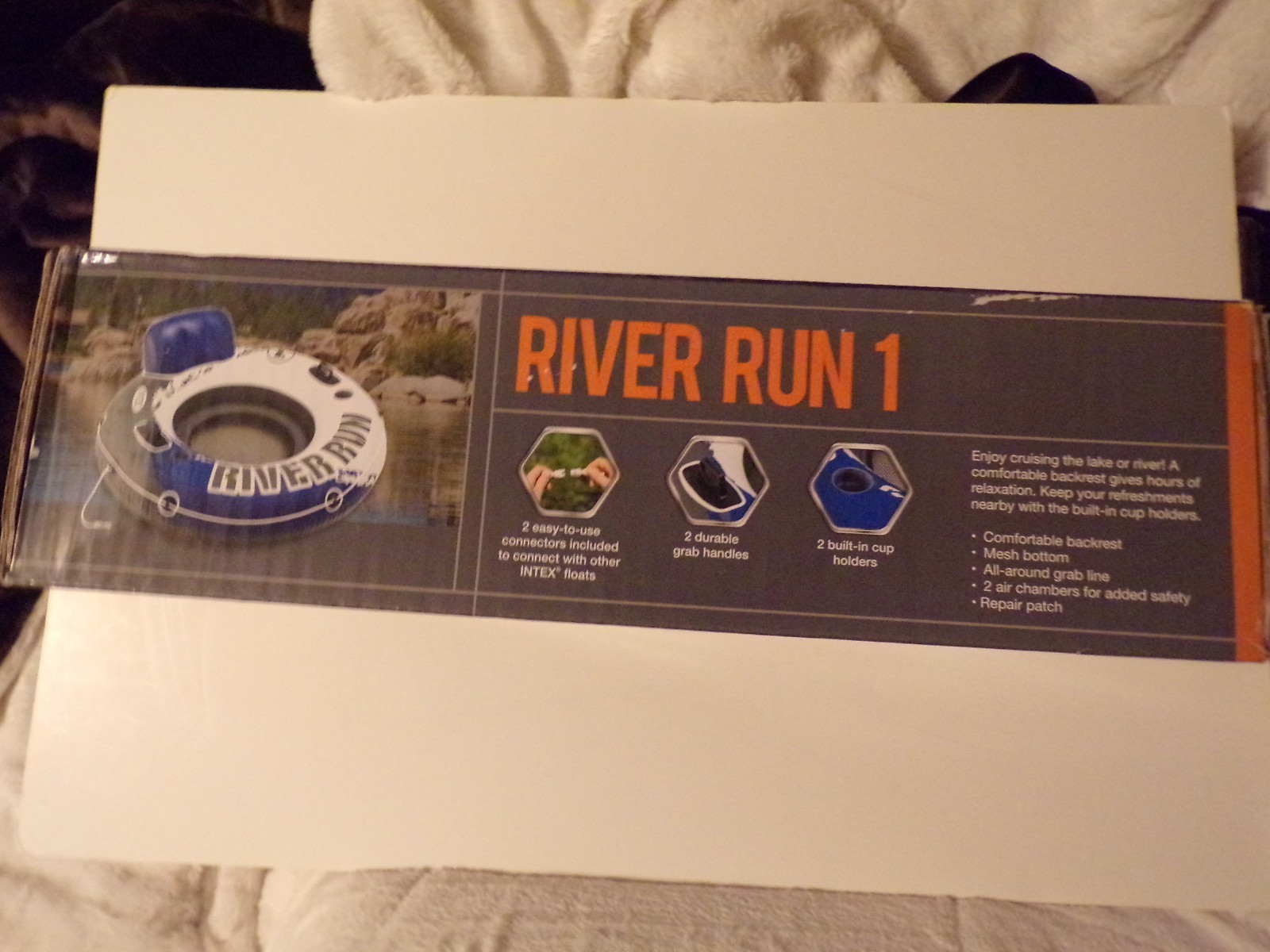 Intex River Run 1 Connect Float System 53in Float Lounge NEW in Box