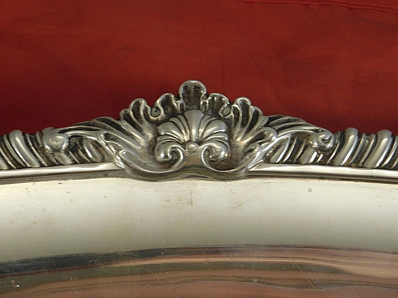 ANTIQUE THEODORE B STARR OVAL STERLING SILVER 27