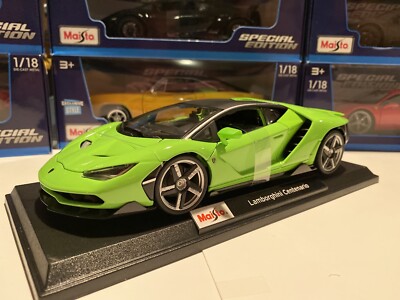 Lamborgini Centenario - Green 1/18 scale Maisto special Edition Die Cast - New