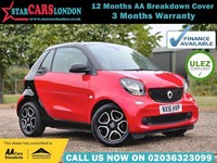 2016 smart fortwo 1.0 Prime Cabriolet Twinamic Euro 6 (s/s) 2dr CONVERTIBLE Petr