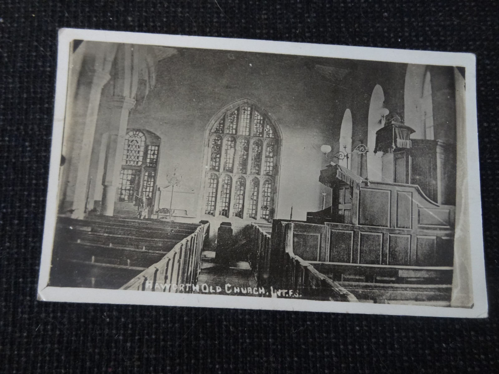 Haworth Old Church Postcard  - 120800