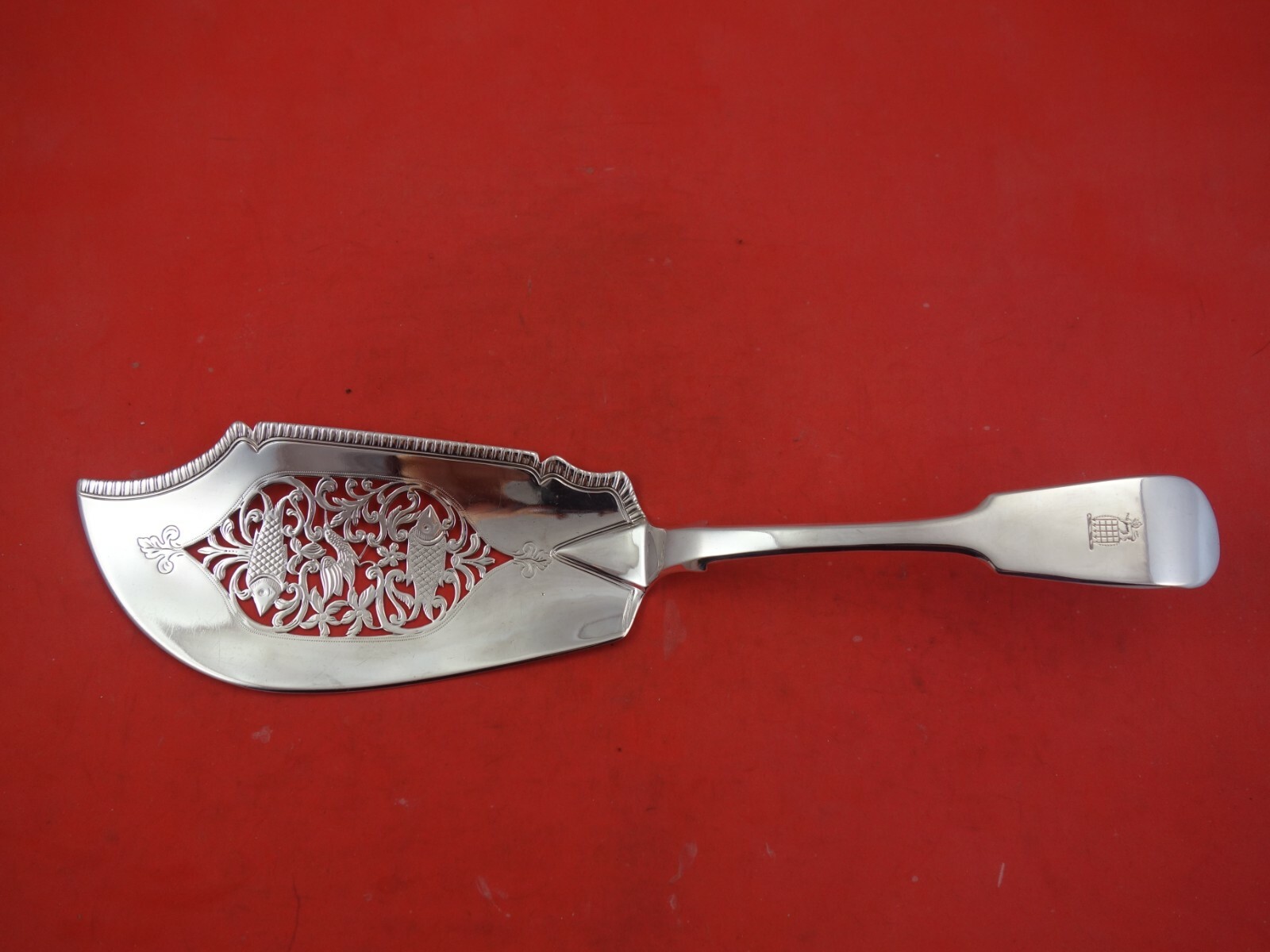 金属工芸 1950&#39;s  CARLTON SILVER PLATE  Servers ANTIQUE VINTAGE COLLECTIBLE CARLTON SILVER PLATE 7.5