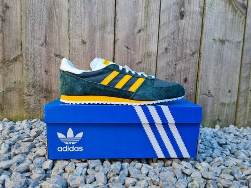 Adidas x Noah Vintage Runner in Green Night & Solar Yellow